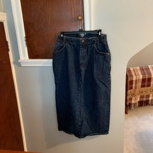 Vintage Levi Jean Skirt. Excellent Shape. - image 1